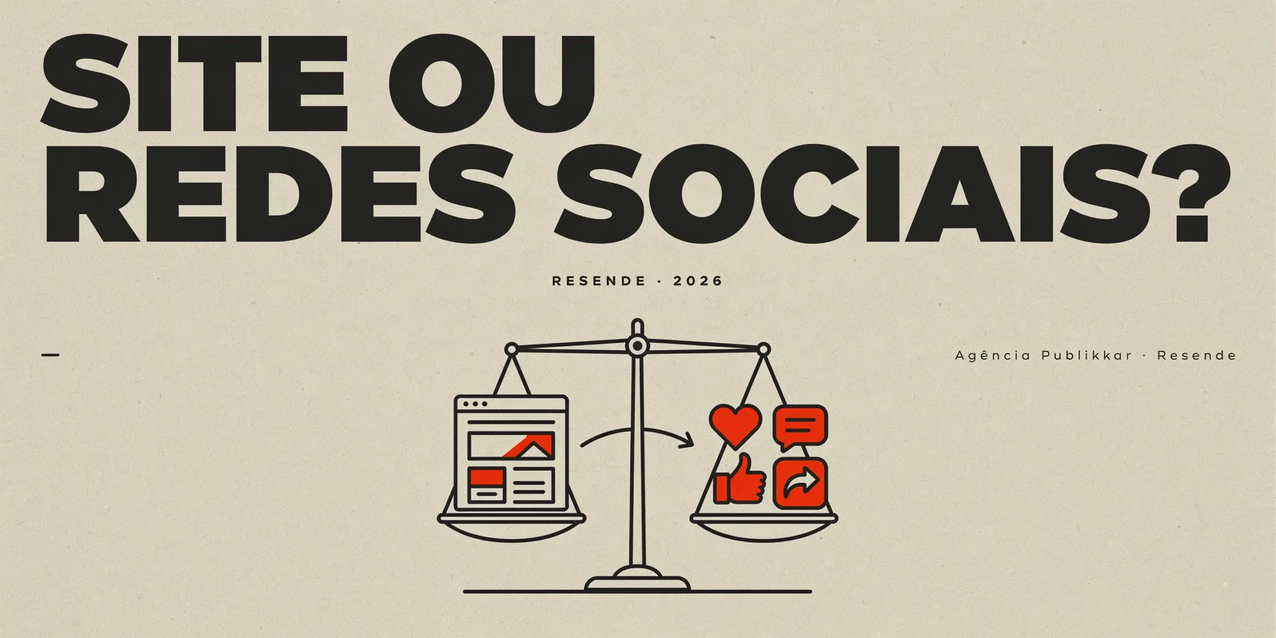 Site proprio ou redes sociais 2026